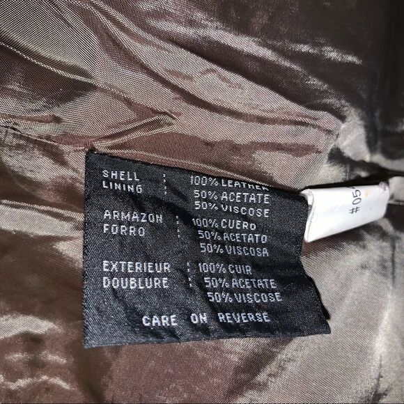 Kenneth Cole leather jacket medium - Picture 3 of 4